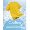 image:imageMAGCOMSEN Mens TShirts Short Sleeve UPF 50 Lightweight Moisture Wicking Basic Crewneck Casual Summer Cooling T ShirtYellow