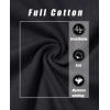 image:imageMAGCOMSEN Womens Cotton LongSleeve CrewNeck TShirt ClassicFit Shirt Soft Breathable Casual Tee Basic TopsBlack