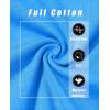 image:imageMAGCOMSEN Womens Cotton LongSleeve CrewNeck TShirt ClassicFit Shirt Soft Breathable Casual Tee Basic TopsZazure Blue