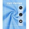 image:imageMAGCOMSEN Womens Cotton LongSleeve CrewNeck TShirt ClassicFit Shirt Soft Breathable Casual Tee Basic TopsZwaterfall Blue