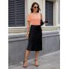 image:imageMAGCOMSEN Womens Cotton T Shirt VNeck Short Sleeve Shirt ClassicFit Casual Breathable Tee Summer Basic TopsApricot