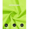 image:imageMAGCOMSEN Womens Cotton T Shirt VNeck Short Sleeve Shirt ClassicFit Casual Breathable Tee Summer Basic TopsFluorescent Green