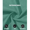 image:imageMAGCOMSEN Womens Cotton T Shirt VNeck Short Sleeve Shirt ClassicFit Casual Breathable Tee Summer Basic TopsGray Green