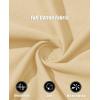 image:imageMAGCOMSEN Womens Cotton T Shirt VNeck Short Sleeve Shirt ClassicFit Casual Breathable Tee Summer Basic TopsLight Apricot