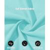 image:imageMAGCOMSEN Womens Cotton T Shirt VNeck Short Sleeve Shirt ClassicFit Casual Breathable Tee Summer Basic TopsLight Lakeblue
