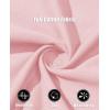 image:imageMAGCOMSEN Womens Cotton T Shirt VNeck Short Sleeve Shirt ClassicFit Casual Breathable Tee Summer Basic TopsLight Pink