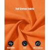 image:imageMAGCOMSEN Womens Cotton T Shirt VNeck Short Sleeve Shirt ClassicFit Casual Breathable Tee Summer Basic TopsOrange