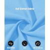 image:imageMAGCOMSEN Womens Cotton T Shirt VNeck Short Sleeve Shirt ClassicFit Casual Breathable Tee Summer Basic TopsWaterfall Blue