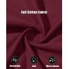 image:imageMAGCOMSEN Womens Cotton T Shirt VNeck Short Sleeve Shirt ClassicFit Casual Breathable Tee Summer Basic TopsWine Red