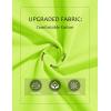 image:imageMAGCOMSEN Womens Long Sleeve Shirts V Neck Cotton Basic Tee Soft Breathable Casual Tops CassicFit TShirtFluorescent Green
