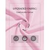 image:imageMAGCOMSEN Womens Long Sleeve Shirts V Neck Cotton Basic Tee Soft Breathable Casual Tops CassicFit TShirtLight Pink