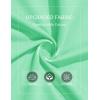 image:imageMAGCOMSEN Womens Long Sleeve Shirts V Neck Cotton Basic Tee Soft Breathable Casual Tops CassicFit TShirtMint Green