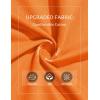 image:imageMAGCOMSEN Womens Long Sleeve Shirts V Neck Cotton Basic Tee Soft Breathable Casual Tops CassicFit TShirtOrange