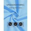 image:imageMAGCOMSEN Womens Long Sleeve Shirts V Neck Cotton Basic Tee Soft Breathable Casual Tops CassicFit TShirtWaterfall Blue