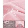 image:imageMAGCOMSEN Womens Polo Shirts Cotton 3Button Short Sleeve Collared Tops Summer Cool Shirt Uniform Casual ShirtsLight Pink