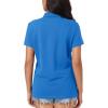image:imageMAGCOMSEN Womens Polo Shirts Cotton Short Sleeve Shirt 3 Buttons Collared Shirts Summer Casual Wicking Golf TopsAzure