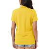 image:imageMAGCOMSEN Womens Polo Shirts Cotton Short Sleeve Shirt 3 Buttons Collared Shirts Summer Casual Wicking Golf TopsYellow