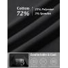 image:imageMAGCOMSEN Womens Polo Shirts Cotton Short Sleeve VNeck Collared Tops Golf Shirt Work Casual Summer TeeBlack