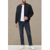 image:imageMAGCOMSEN Bomber Jackets for Men Winter Casual Quilted Jacket Warm Windproof Padded Jackets Zip Up Coats