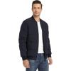 image:imageMAGCOMSEN Mens Puffer Jacket Warm Winter Coat Quilted Bomber Jacket Windproof Full Zip Insulated Casual Jackets Outwear