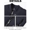 image:imageMAGCOMSEN Mens Puffer Jacket Warm Winter Coat Quilted Bomber Jacket Windproof Full Zip Insulated Casual Jackets Outwear