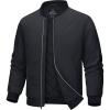 image:imageMAGCOMSEN Bomber Jackets for Men Winter Casual Quilted Jacket Warm Windproof Padded Jackets Zip Up Coats