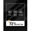 image:imageMAGCOMSEN Mens Polo Shirts Short Sleeve Cotton Pique 3 Button Classic Fit Casual TShirt Performance Golf Shirts1 Black