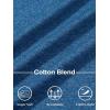 image:imageMAGCOMSEN Henley T Shirt for Men Long Sleeve Casual Shirt Button Down Cotton Summer Tops Work TShirts Medium BlueL