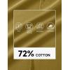 image:imageMAGCOMSEN Mens Polo Shirts with Pocket Cotton Pique Short Sleeve Collared Shirt Moisture Wicking Golf Shirts 3Button ShirtsBrown