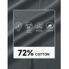 image:imageMAGCOMSEN Mens Polo Shirts with Pocket Cotton Pique Short Sleeve Collared Shirt Moisture Wicking Golf Shirts 3Button ShirtsDark Grey