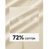image:imageMAGCOMSEN Mens Polo Shirts with Pocket Cotton Pique Short Sleeve Collared Shirt Moisture Wicking Golf Shirts 3Button ShirtsKhaki