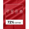 image:imageMAGCOMSEN Mens Polo Shirts with Pocket Cotton Pique Short Sleeve Collared Shirt Moisture Wicking Golf Shirts 3Button ShirtsTomato Red