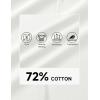 image:imageMAGCOMSEN Mens Polo Shirts with Pocket Cotton Pique Short Sleeve Collared Shirt Moisture Wicking Golf Shirts 3Button ShirtsWhite