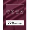 image:imageMAGCOMSEN Mens Polo Shirts with Pocket Cotton Pique Short Sleeve Collared Shirt Moisture Wicking Golf Shirts 3Button ShirtsWine Red