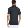 image:imageMAGCOMSEN Mens Short Sleeve Polo Golf Shirts 3Button Moisture Wicking Athletic TShirts Casual Collared Shirt1 Black