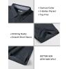 image:imageMAGCOMSEN Mens Short Sleeve Polo Golf Shirts 3Button Moisture Wicking Athletic TShirts Casual Collared Shirt1 Black