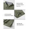 image:imageMAGCOMSEN Mens Short Sleeve Polo Golf Shirts 3Button Moisture Wicking Athletic TShirts Casual Collared Shirt3 Army Green
