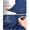 image:imageMAGCOMSEN Mens Short Sleeve Polo Golf Shirts 3Button Moisture Wicking Athletic TShirts Casual Collared Shirt4 Dark Blue