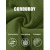image:imageMAGCOMSEN Womens Corduroy Jacket Sherpa Fleece Lined Warm Winter Coat Button Down Casual Jacket with PocketsArmy Green