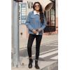 image:imageMAGCOMSEN Womens Corduroy Jacket Sherpa Fleece Lined Warm Winter Coat Button Down Casual Jacket with PocketsLight Blue