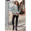 image:imageMAGCOMSEN Womens Corduroy Jacket Sherpa Fleece Lined Warm Winter Coat Button Down Casual Jacket with PocketsLight Grey
