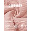 image:imageMAGCOMSEN Womens Corduroy Jacket Sherpa Fleece Lined Warm Winter Coat Button Down Casual Jacket with PocketsLight Pink