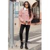 image:imageMAGCOMSEN Womens Corduroy Jacket Sherpa Fleece Lined Warm Winter Coat Button Down Casual Jacket with PocketsLight Pink