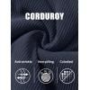 image:imageMAGCOMSEN Womens Corduroy Jacket Sherpa Fleece Lined Warm Winter Coat Button Down Casual Jacket with PocketsNavy