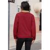 image:imageMAGCOMSEN Womens Corduroy Jacket Sherpa Fleece Lined Warm Winter Coat Button Down Casual Jacket with PocketsWine Red