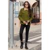 image:imageMAGCOMSEN Womens Corduroy Jacket Sherpa Fleece Lined Warm Winter Coat Button Down Casual Jacket with PocketsWolf Brown