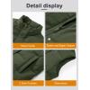 image:imageMAGCOMSEN Womens Puffer Down Vest Oversized Zip Up Outerwear Lightweight Winter Padded Gilet Jacket with PocketsArmy Green