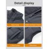 image:imageMAGCOMSEN Womens Puffer Down Vest Oversized Zip Up Outerwear Lightweight Winter Padded Gilet Jacket with PocketsDark Grey