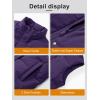 image:imageMAGCOMSEN Womens Puffer Down Vest Oversized Zip Up Outerwear Lightweight Winter Padded Gilet Jacket with PocketsDark Purple