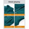 image:imageMAGCOMSEN Womens Puffer Down Vest Oversized Zip Up Outerwear Lightweight Winter Padded Gilet Jacket with PocketsEmerald Green